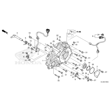 REAR CRANKCASE COVER