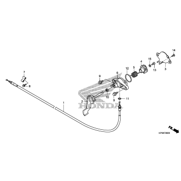REVERSE LEVER@REVERSE    CABLE