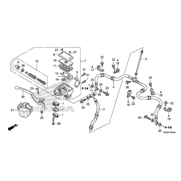 FRONT BRAKE MASTER CYLINDER