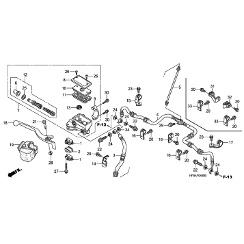 FRONT BRAKE MASTER CYLINDER