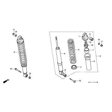 REAR SHOCK ABSORBER