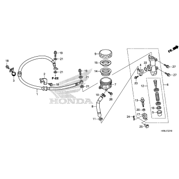 REAR BRAKE MASTER        CYLINDER