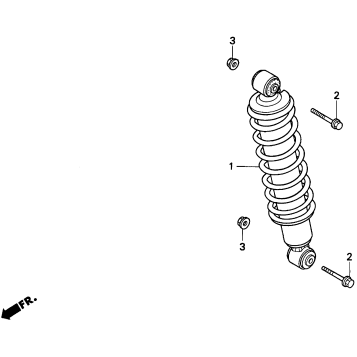 REAR SHOCK ABSORBER