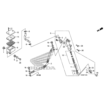 REAR BRAKE MASTER CYLINDER