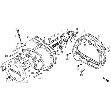 RIGHT CRANKCASE COVER