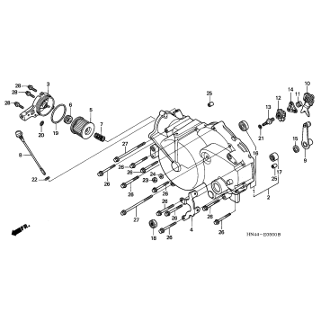 FRONT CRANKCASE COVER (1)