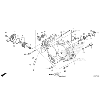 FRONT CRANKCASE COVER    (2)