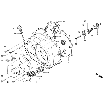 RIGHT CRANKCASE COVER