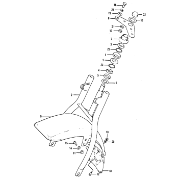 FRONT FORK + FRONT FENDER