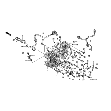 REAR CRANKCASE COVER