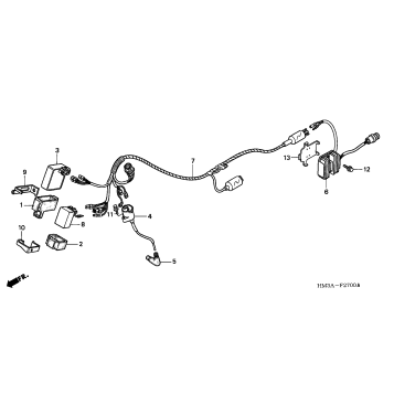WIRE HARNESS (TRX300EX'01-'06)