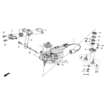 STEERING SHAFT           (TRX420FPA)