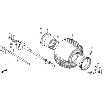ATC185S FRONT WHEEL 81