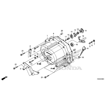FRONT CRANKCASE COVER (1)