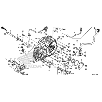 REAR CRANKCASE COVER