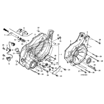 REAR CRANKCASE COVER