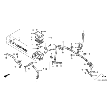 FRONT BRAKE MASTER       CYLINDER