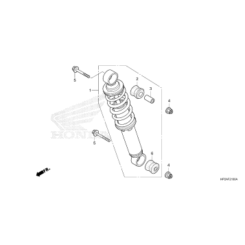 REAR SHOCK ABSORBER