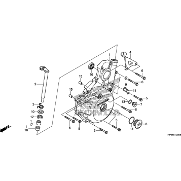 LEFT CRANKCASE COVER