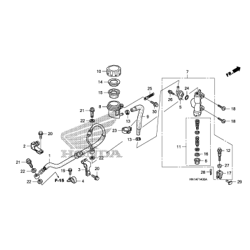REAR BRAKE MASTER CYLINDER