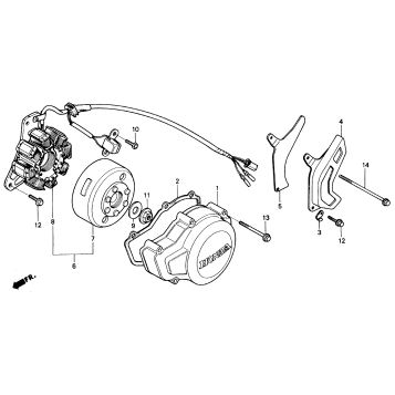 LEFT CRANKCASE COVER