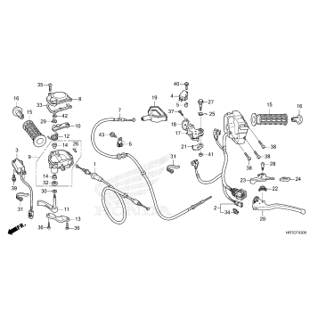 HANDLE LEVER@SWITCH@CABLE