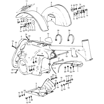 FRAME@REAR FENDER        @IGNITION COIL