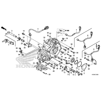 REAR CRANKCASE COVER