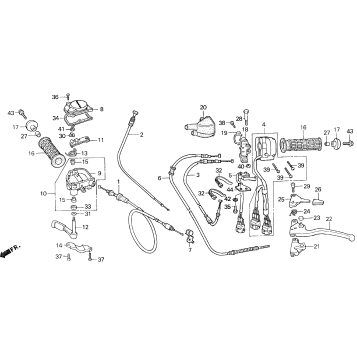 450ES HANDLE SWITCH + CABLES