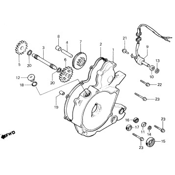 LEFT CRANKCASE COVER