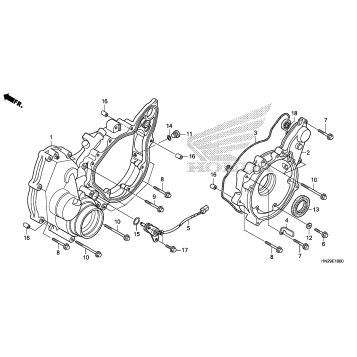 REAR CRANKCASE COVER
