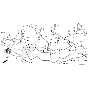 BRAKE PIPE@BRAKE HOSE (4)