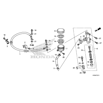 REAR BRAKE MASTER        CYLINDER