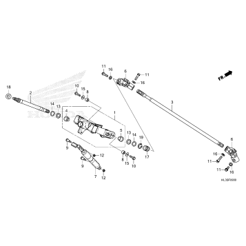 STEERING SHAFT@STEERING  COLUMN