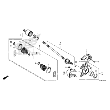 FRONT KNUCKLE@DRIVESHAFT