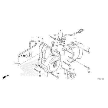 LEFT CRANKCASE COVER