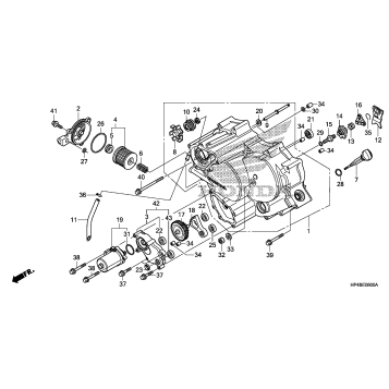 FRONT CRANKCASE COVER