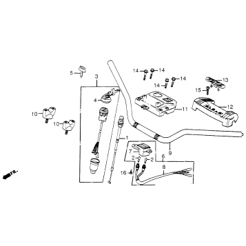 HANDLEBAR + TOP BRIDGE
