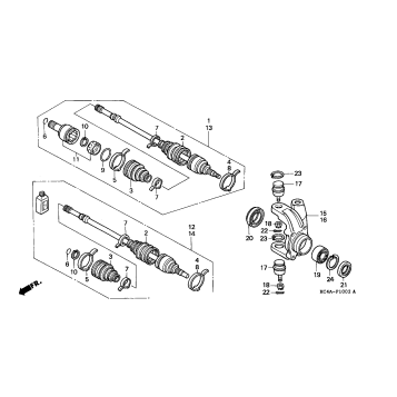TRX300FWKNUCKLE (TRX300FW)