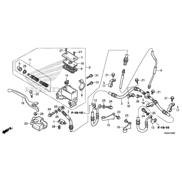 FRONT BRAKE MASTER       CYLINDER