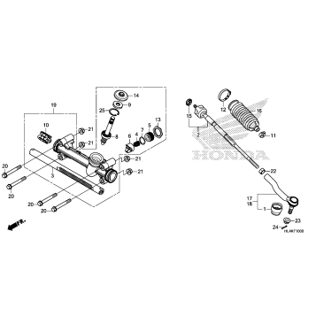 STEERING GEAR BOX@TIE ROD