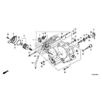 FRONT CRANKCASE COVER