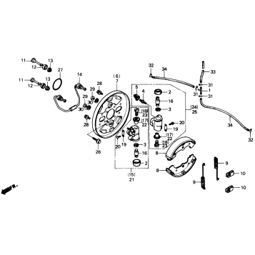 FW FRONT BRAKE PANEL