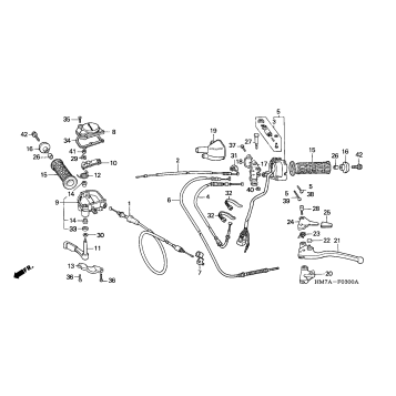 HANDLE LEVERS + SWITCHES + CABLES
