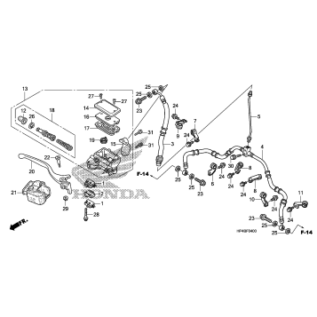 FRONT BRAKE MASTER CYLINDER