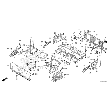 BED PLATE@REAR GATE (2)