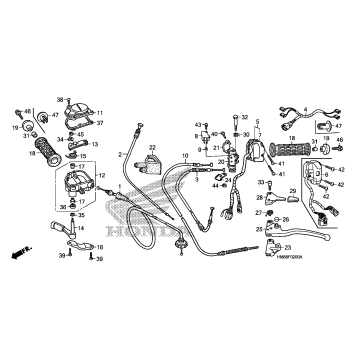 HANDLE LEVERS + SWITCHES + CABLES