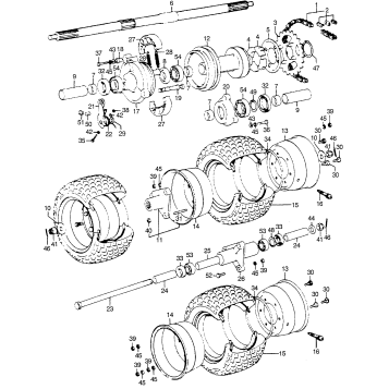 FRONT WHEEL@REAR WHEELS