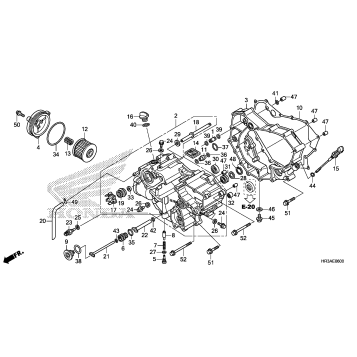 FRONT CRANKCASE COVER    (1)