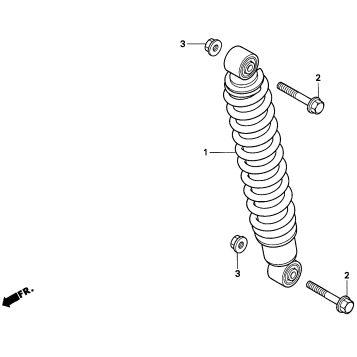 REAR SHOCK ABSORBER